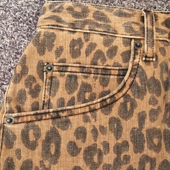 Current/Elliott Brown and Black Skater Mini Skirt - Picture 5 of 16